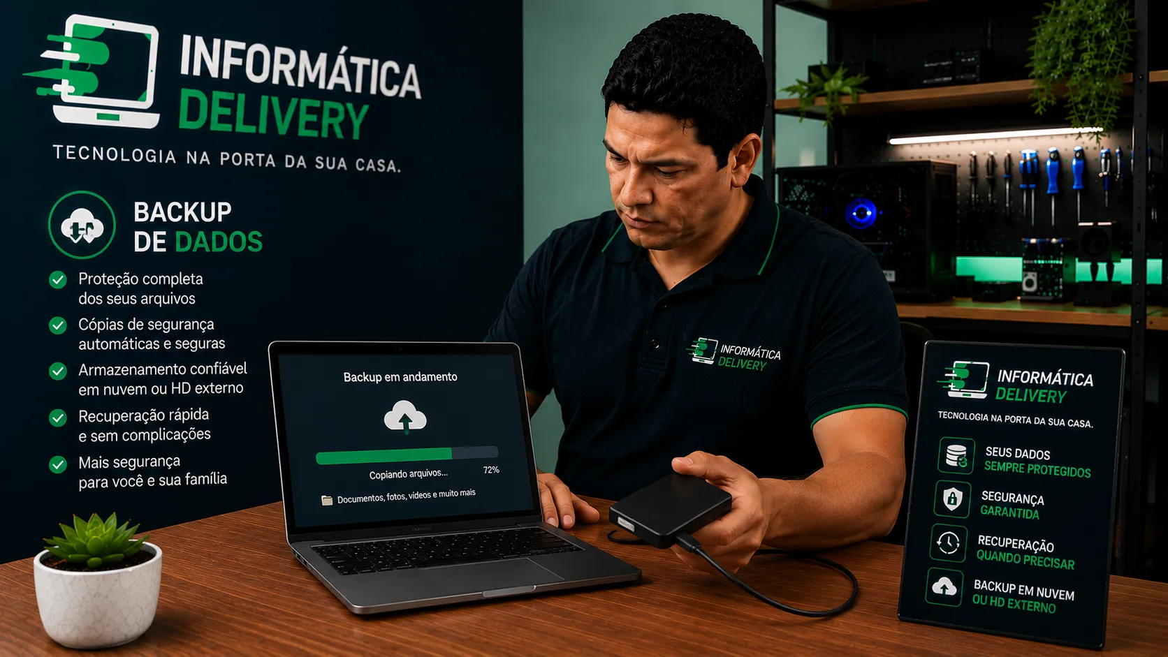 Backup de arquivos e dados