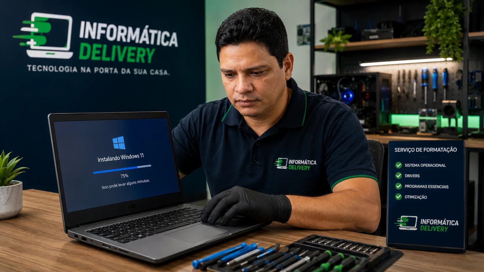 Formatação de computador e notebook