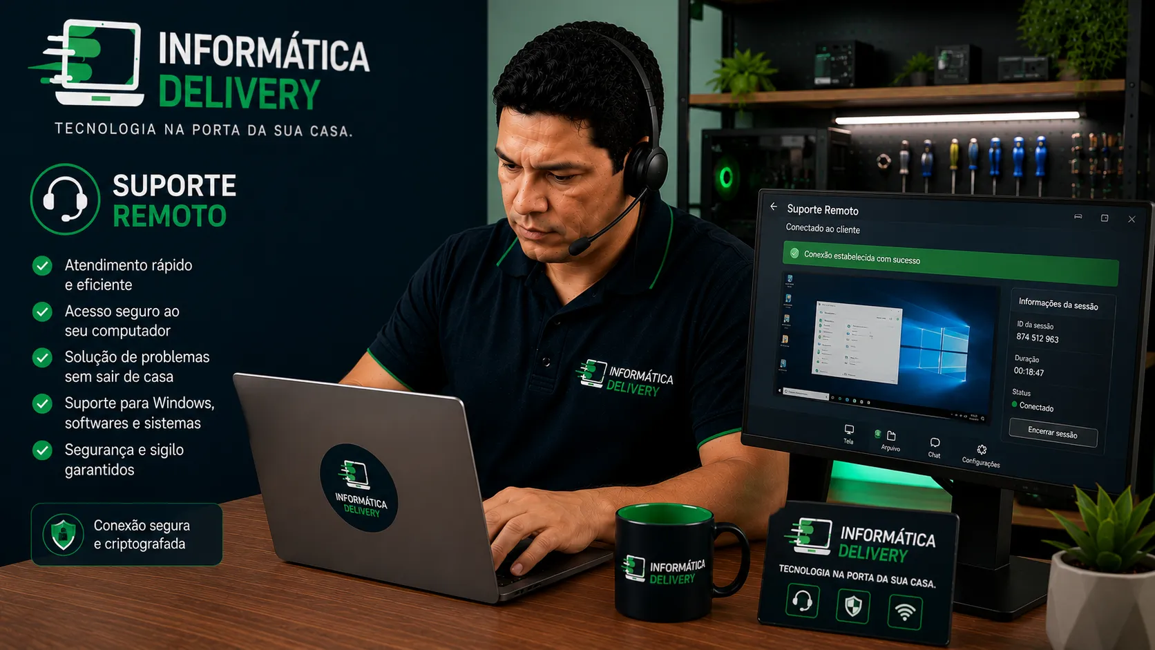 Suporte técnico remoto