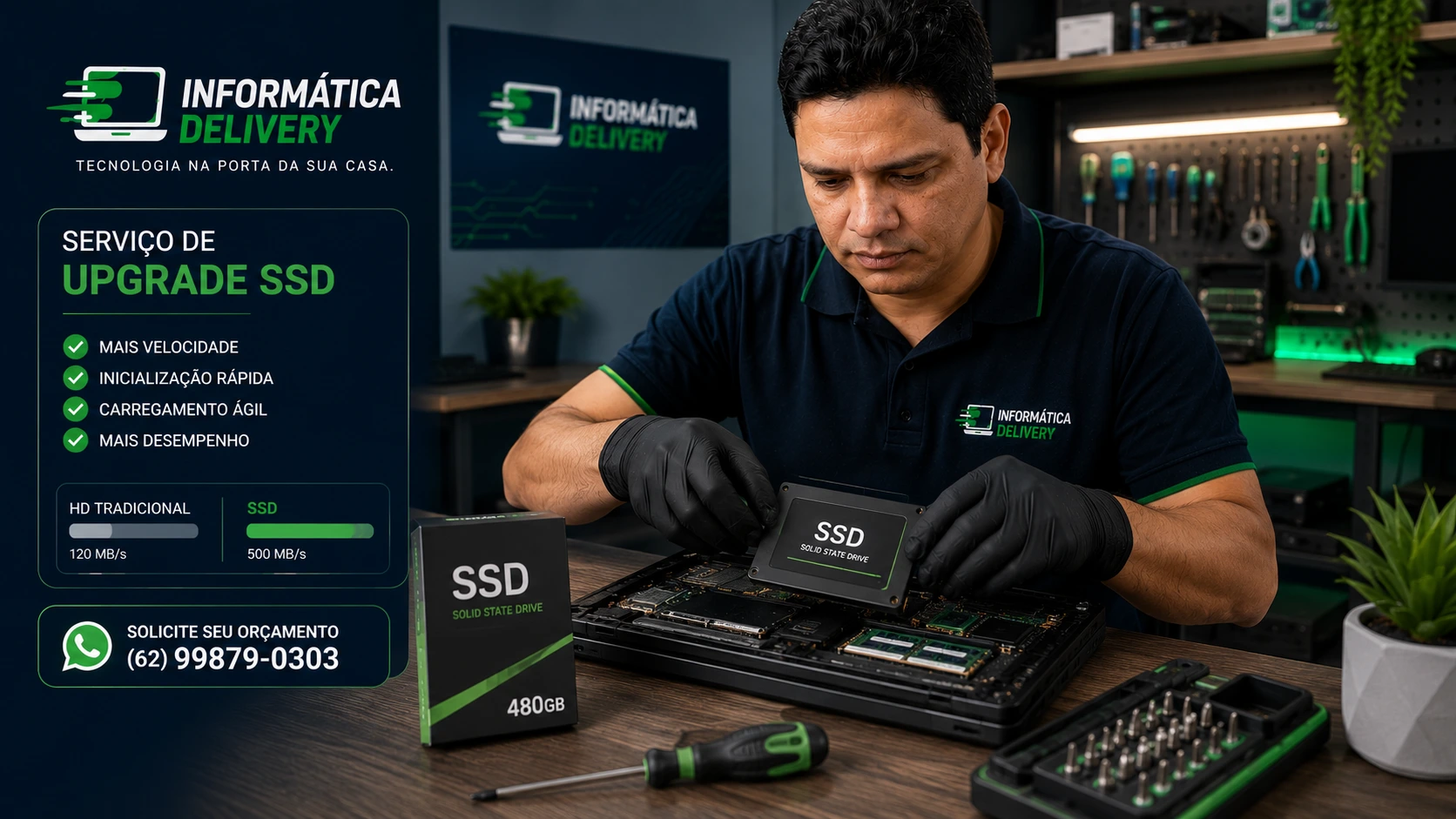 Upgrade e troca de SSD